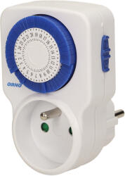 ORNO Temporizator mecanic 24h pentru priză (O-OR-PRE-427)