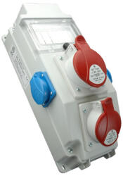 ORNO Priză de distribuție 32A IP54, 5P, 16A 2x250V (O-ROS_5_X-15_A)