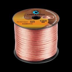 Cabletech Cablu pentru difuzoare 2x 1, 0mm CU (100m) (L-KAB0315)