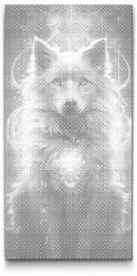  PontPöttyöző - Bűvös farkas Méret: 40x80cm, Keretezés: Műanyagtáblával, Szín: Fekete