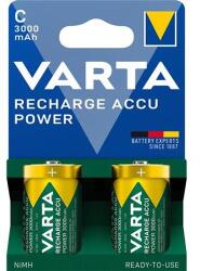 VARTA Tölthető elem, C baby, 2x3000mAh, előtöltött, műanyagmentes, VARTA "Power (VAKU08R) - jatekotthon