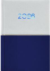 Dayliner Naptár, tervező, A5, napi, DAYLINER "Contrast", fehér-sötétkék (NCA5FSU) - jatekotthon