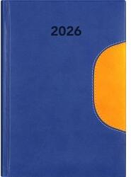 Dayliner Naptár, tervező, A5, napi, DAYLINER "Memphis", kék-sárga (NMA5KSU) - jatekotthon