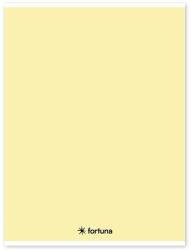 Fortuna Monocolor A/4 32 lapos pasztell sárga vonalas füzet