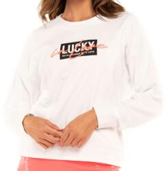 Lucky in Love Hanorace tenis dame Lucky in Love Core Signature Lucky In Love Pullover - white (CT827-J96110)