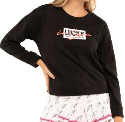 Lucky in Love Hanorace tenis dame Lucky in Love Core Signature Lucky In Love Pullover - black (CT827-K20001)