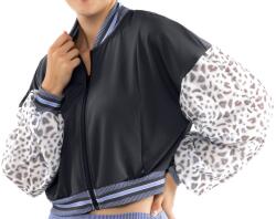Lucky in Love Hanorace tenis dame Lucky in Love On The Prowl Prowl Cropped Bomber Women - charcoal (CT721-D53040)