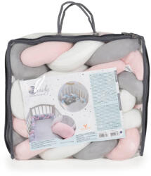 Cangaroo Braidy fonott fejvédő 180cm pink/szürke