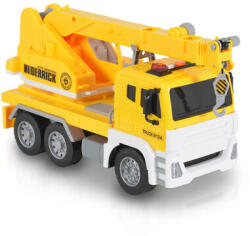  MONI zenélő, világító autó daruval 1: 12 SÁRGA