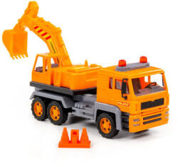 Polesie EXCAVATOR 2in1 teherautó és homlokrakodó NARANCS