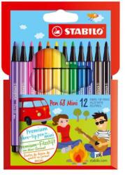 STABILO Száljelölők STABILO Pen 68 Mini, 12 db-os készlet