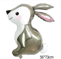  Szürke nyuszi lufi - partywebshop