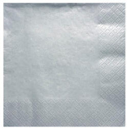  Ezüst szalvéta - partywebshop