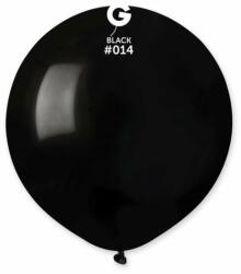  Fekete pasztel latex lufi 48 cm - partywebshop