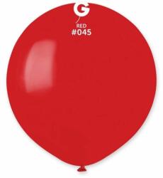  Piros pasztel latex lufi 48 cm