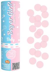  Rózsaszín konfetti ágyú - partywebshop