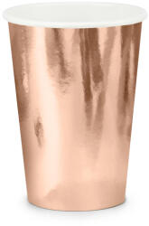  Rosegold papírpohár 6 db
