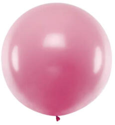 Latex nagy gömb rózsaszín lufi 1 méter
