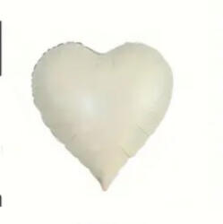  Bézs szív lufi