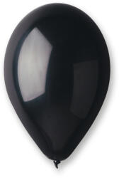 Fekete króm lufi - partywebshop