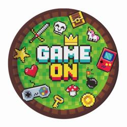  Game on- Minecraft tányér 6 db