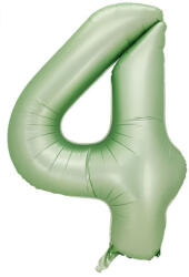  4 szám pisztácia zöld lufi