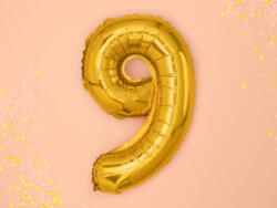  9 szám arany kis lufi