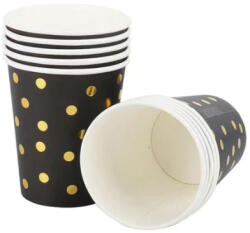  Fekete-arany pohár 10 db