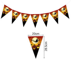  Halloween zászlófüzér