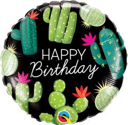 Kaktusz szülinapi lufi - partywebshop