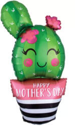 Kaktuszos anyák napi lufi - partywebshop