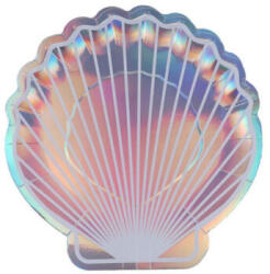  Hableány kagyló papírtányér 8 db