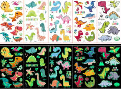  Világító tetoválás dino