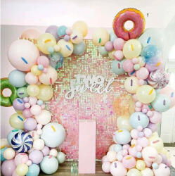  Party háttér irizáló flitter panel - partywebshop