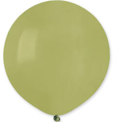  Olivazöld pasztel latex lufi 48 cm