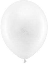  Pasztel fehér lufi - partywebshop