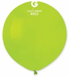  Világoszöld pasztel latex lufi 48 cm