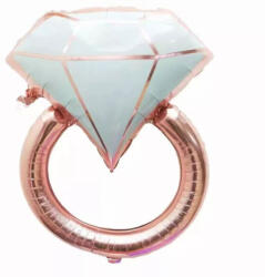  Rosegold gyűrű fólia lufi