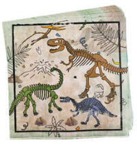  Dino csontváz szalvéta 20 db