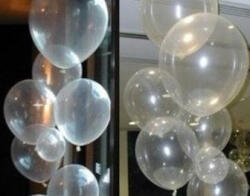  Átlátszó latex lufi - partywebshop