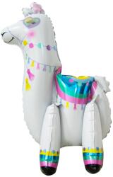  3D láma álló lufi - partywebshop