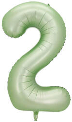  2 szám pisztácia zöld lufi