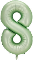  8 szám pisztácia zöld lufi