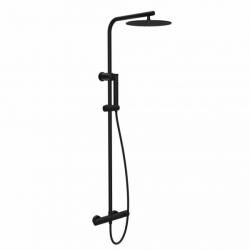  Zuhany rendszer COPEN NOOK, kerek, matt fekete (C-01-112MB)