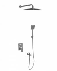  Beépített zuhanyrendszer 4, szögletes, COPEN NOOK, króm (C-01-117CR)