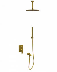  Beépített mennyezeti zuhanyrendszer 7, kerek, COPEN NOOK, csiszolt arany (C-01-120BTG)