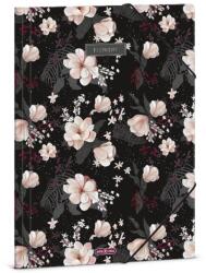 Ars Una Gumis mappa ARS UNA A/4 Flowery Black (50213740) - nyomtassingyen