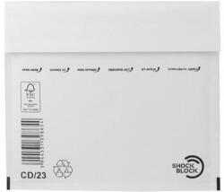 Victoria Légpárnás tasak, 175x200 mm külméret, 165x180 mm belméret, VICTORIA, "CD boríték", fehér (IBIL13) - nyomtassingyen