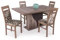 Divian Alíz asztal Léna székkel - 4 személyes étkezőgarnitúra