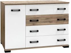 BT Tokyo magasfényű 4 fiókos ajtós komód